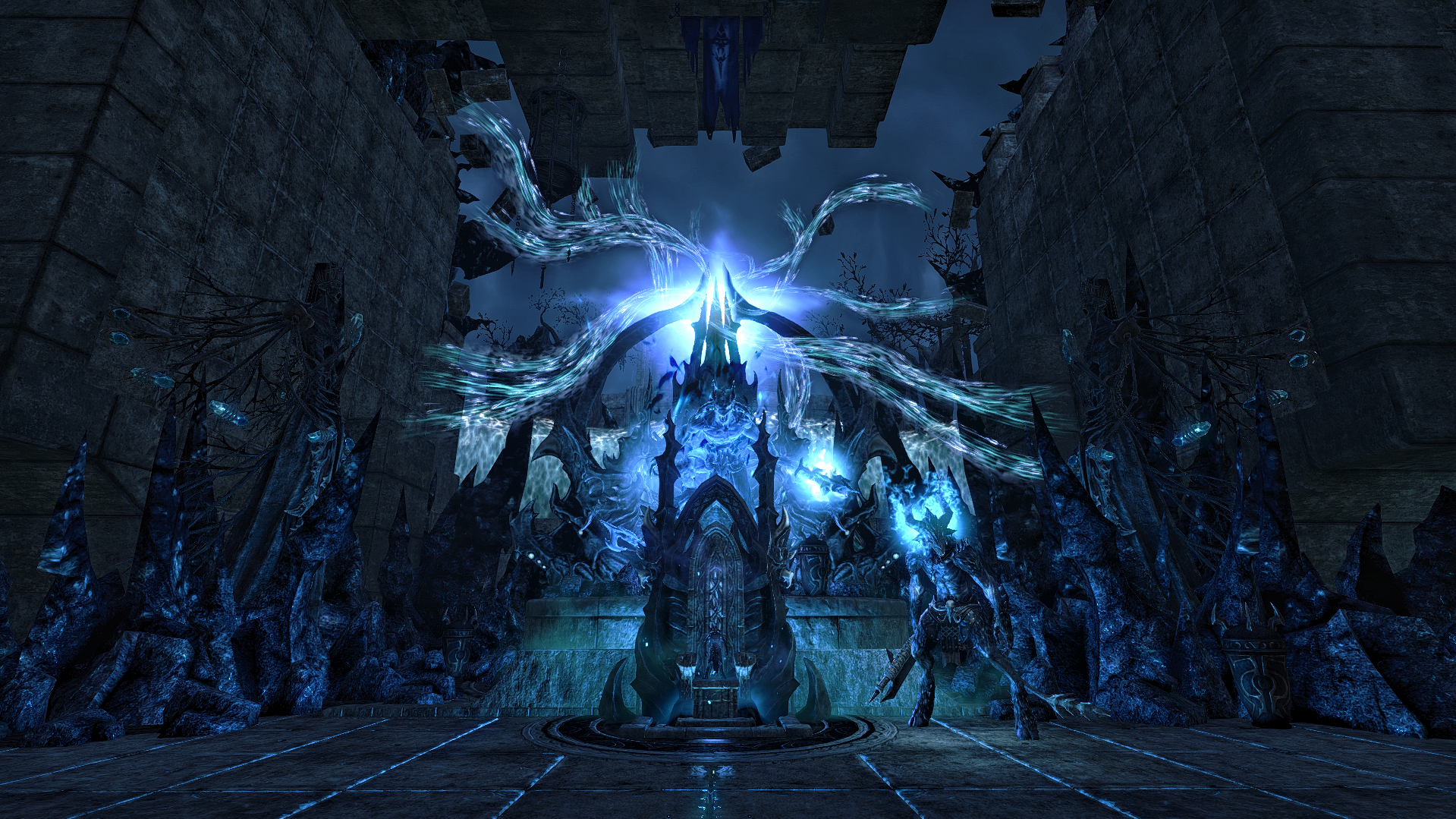 The throne room, worship and ruin in one place