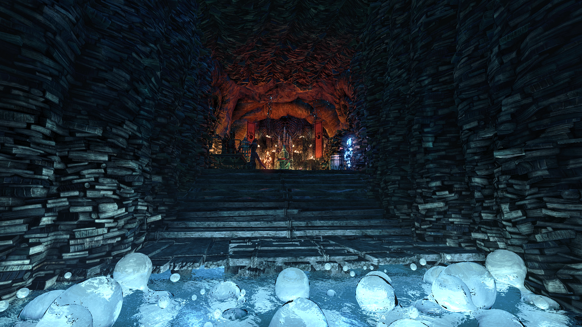 Stone, silence, one flame with no fuel