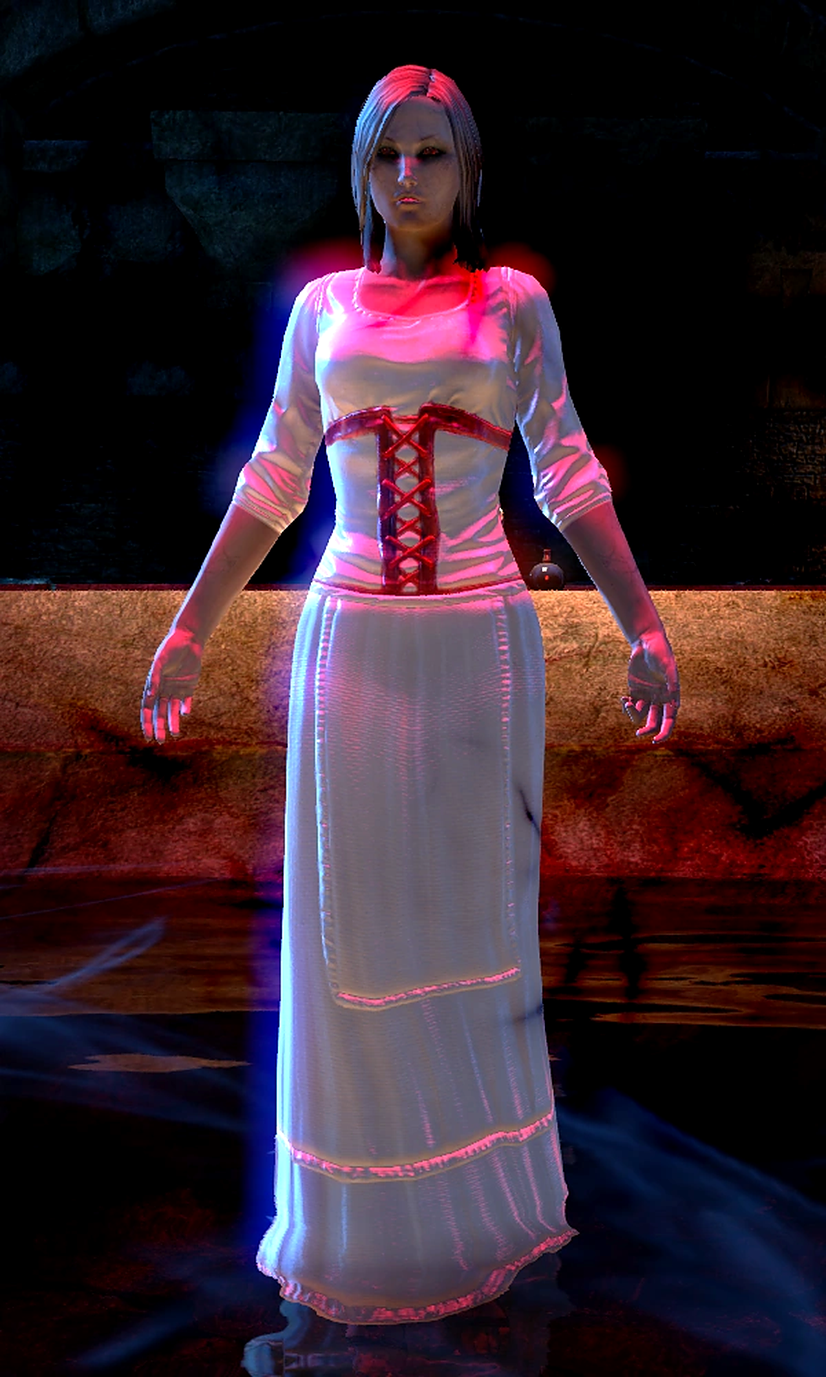 Lamae Bal, the Blood Matron and first vampire, a Nedic woman corrupted by Molag Bal.