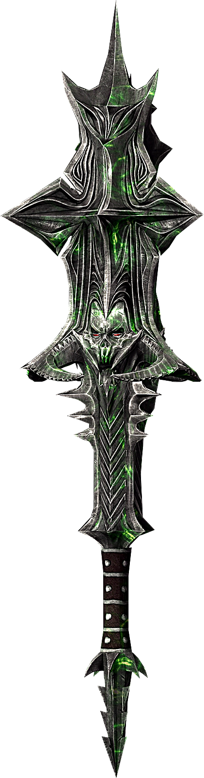 The Mace of Molag Bal, his most notorious artifact, bearing the Prince's own visage.
